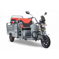 Грузовой электротрицикл Rutrike Вояж-П 1200 Трансформер 60V800W Серебристый